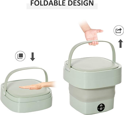 Foldable Mini Laundry Machine (غسالة ملابس صغيرة قابلة للطي)